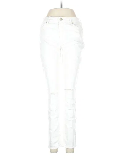Pre-owned 7 For All Mankind Jeans In White
