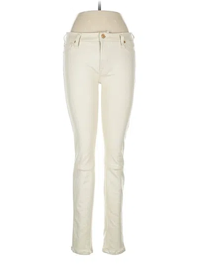 Pre-owned 7 For All Mankind Jeans In White