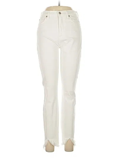 Pre-owned 7 For All Mankind Jeans In White