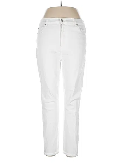 Pre-owned 7 For All Mankind Jeans In White