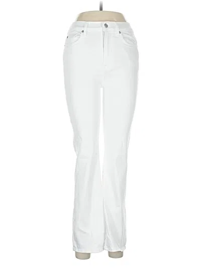 Pre-owned 7 For All Mankind Jeans In White