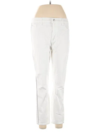 Pre-owned 7 For All Mankind Jeans In White