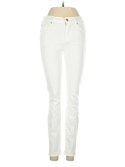 Pre-owned 7 For All Mankind Jeans In White