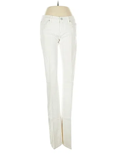 Pre-owned 7 For All Mankind Jeans In White