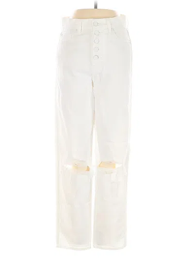 Pre-owned 7 For All Mankind Jeans In White