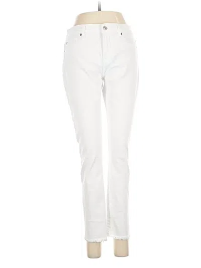 Pre-owned 7 For All Mankind Jeans In White