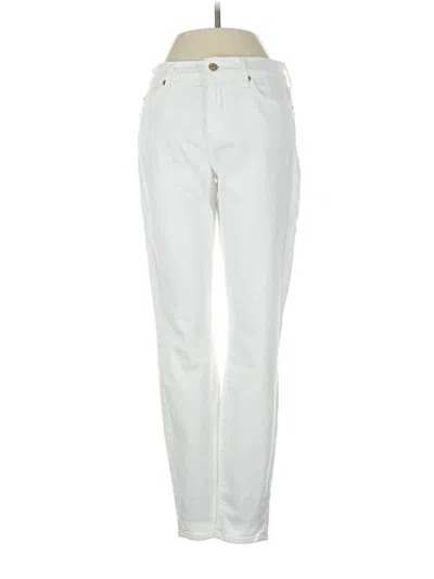 Pre-owned 7 For All Mankind Jeans In White