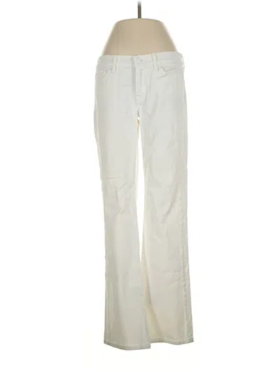 Pre-owned 7 For All Mankind Jeans In White