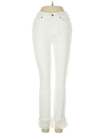 Pre-owned 7 For All Mankind Jeans In White