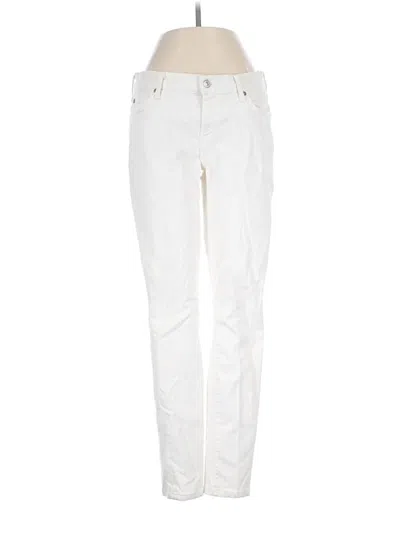 Pre-owned 7 For All Mankind Jeans In White