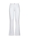 7 For All Mankind Ali High-waist Casablanca Classic Flare Jean In White