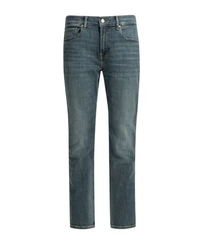 7 For All Mankind Luxe Vintage Straight-leg Jeans In Blue
