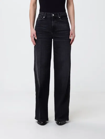 7 For All Mankind Jeans Woman In Black