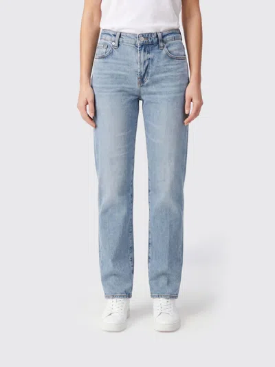 7 For All Mankind Jeans Woman In Blue