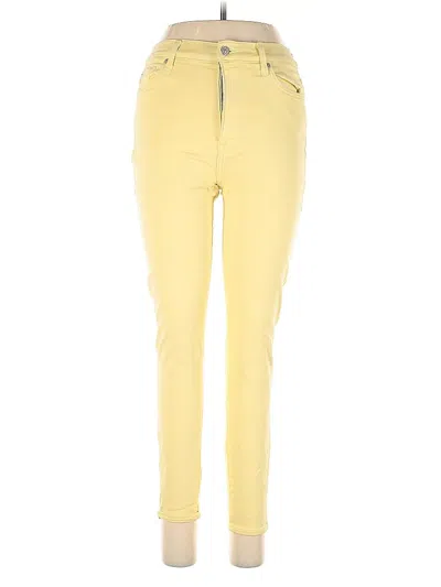 Pre-owned 7 For All Mankind Jeans In Yellow