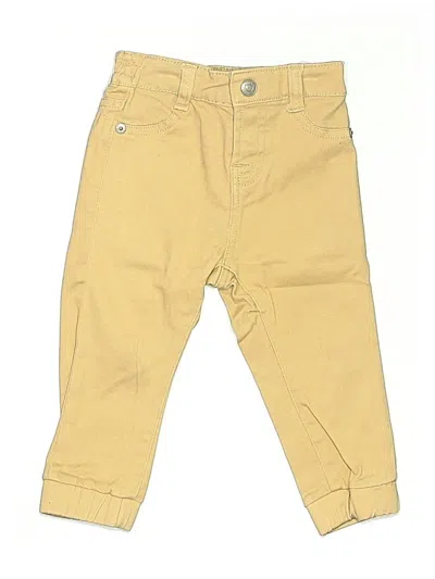 Pre-owned 7 For All Mankind Kids' Jeans In Yellow