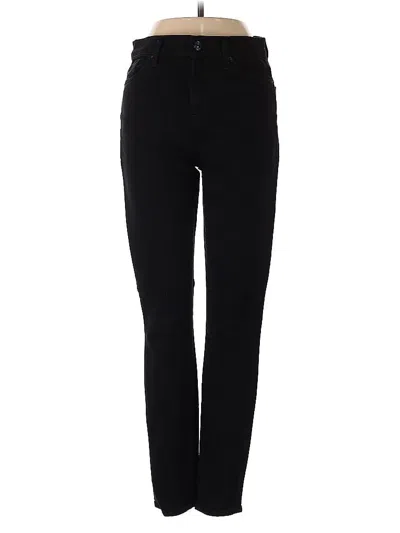 Pre-owned 7 For All Mankind Jeggings In Black