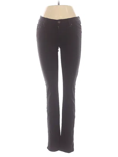 Pre-owned 7 For All Mankind Jeggings In Black