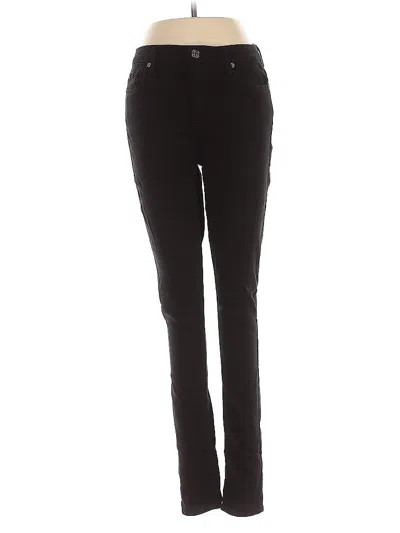 Pre-owned 7 For All Mankind Jeggings In Black