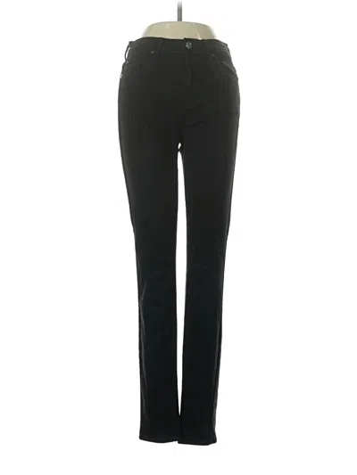 Pre-owned 7 For All Mankind Jeggings In Black