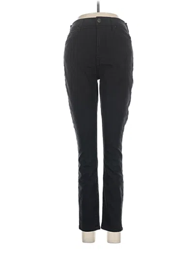 Pre-owned 7 For All Mankind Jeggings In Black