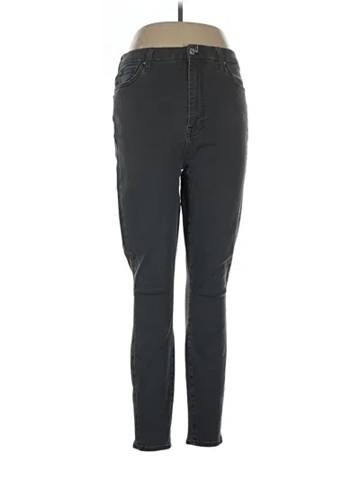 Pre-owned 7 For All Mankind Jeggings In Black