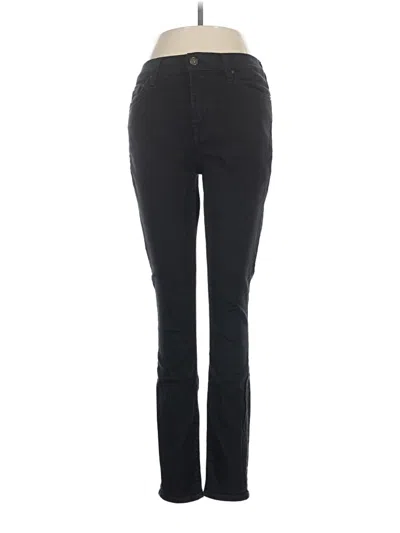 Pre-owned 7 For All Mankind Jeggings In Black