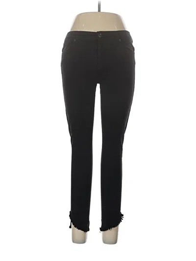Pre-owned 7 For All Mankind Jeggings In Black