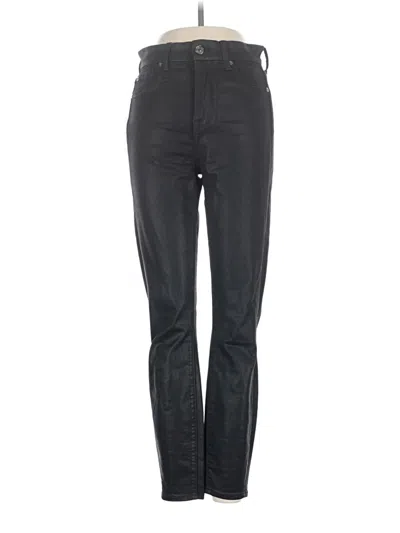 Pre-owned 7 For All Mankind Jeggings In Black