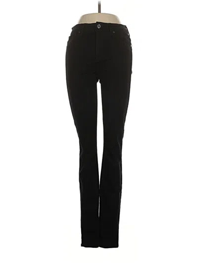 Pre-owned 7 For All Mankind Jeggings In Black