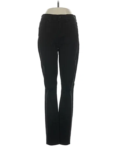Pre-owned 7 For All Mankind Jeggings In Black