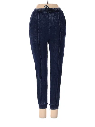 Pre-owned 7 For All Mankind Jeggings In Blue