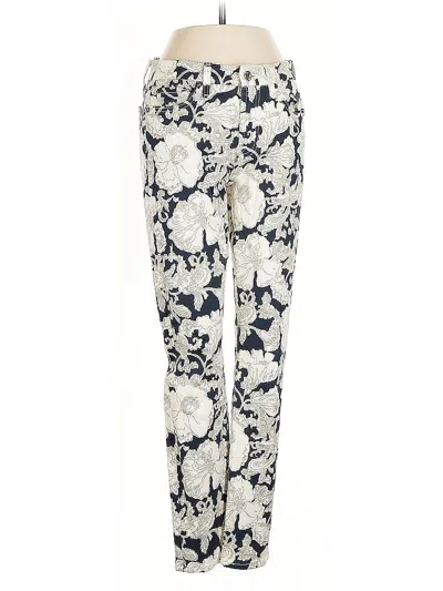 Pre-owned 7 For All Mankind Jeggings In Blue