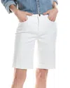 7 For All Mankind Jen7 Bermuda White Short