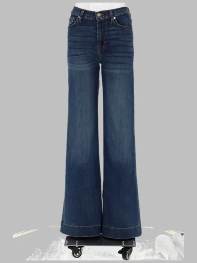7 For All Mankind Jet Set Women's Dojo Jeans In Denim