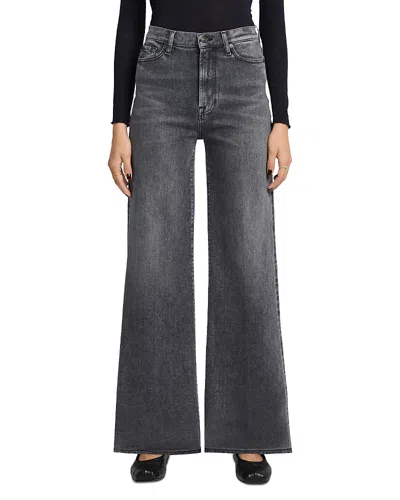 7 For All Mankind Flared Jeans In Grey