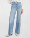 7 For All Mankind Willow High-rise Super Wide-leg Jeans In Must