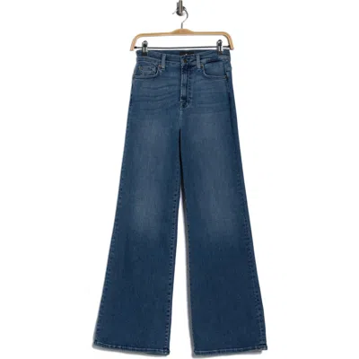 7 For All Mankind Jo Ultra High Waist Wide Leg Jeans In Blue