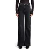7 For All Mankind Jo Ultra High Waist Wide Leg Jeans In Burgundy