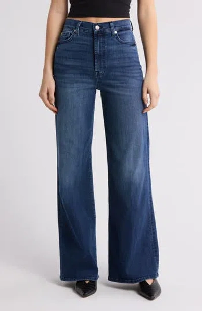 7 For All Mankind Jo Ultra High Waist Wide Leg Jeans In Tangeri