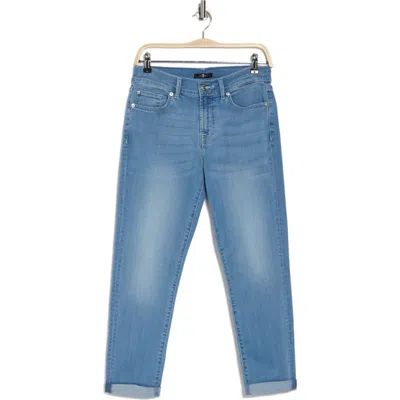 7 For All Mankind Josefina Ankle Crop Boyfriend Jeans In Marrakech