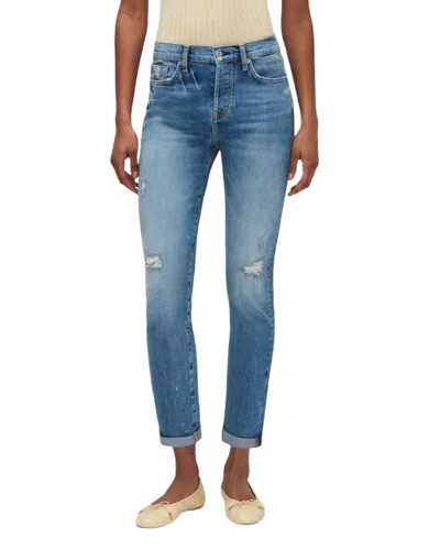 7 For All Mankind Josefina Jean In Fig Leaf In Multi