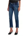 7 For All Mankind Josefina Maternity Pant In Dark Wash In Blue