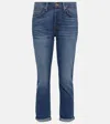 7 For All Mankind Josefina Mid-rise Slim Jeans In Blueprint