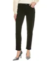 7 For All Mankind High-waist Ankle Skinny Black Super Skinny Jean In Black