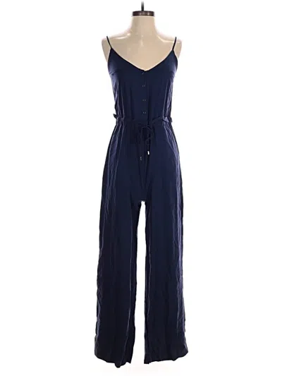 Pre-owned 7 For All Mankind Jumpsuit In Blue