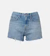 7 For All Mankind Trouser Shorts Iris In Blue