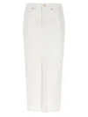 7 For All Mankind Kellie Skirt In White