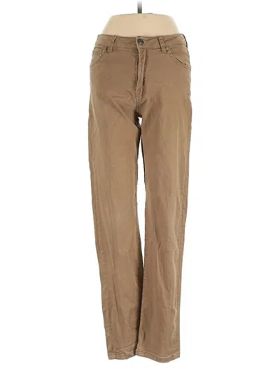 Pre-owned 7 For All Mankind Khaki Pant In Brown