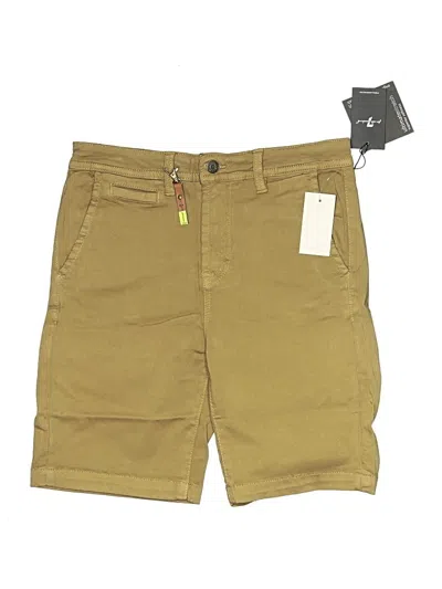Pre-owned 7 For All Mankind Kids' Khaki Shorts In Brown